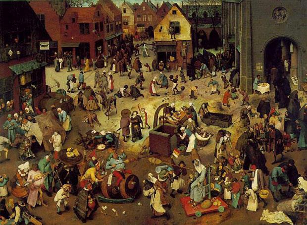 Μπρύγκελ, Ο πόλεμος του καρναβαλιού με τη σαρακοστή (Carnival and lend)