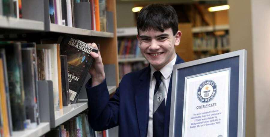 Ρεκόρ Γκίνες για 14χρονο βιβλιοφάγο
